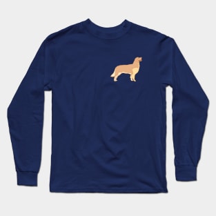 golden retriever pocket tee Long Sleeve T-Shirt